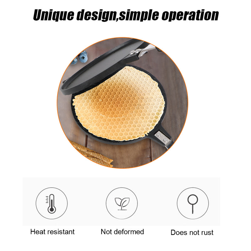 Non-Stick Omelet Mold Egg Roll Baking Pan Waffles for The Baking Pan Cake Ice Cream Cone Maker Bakeware