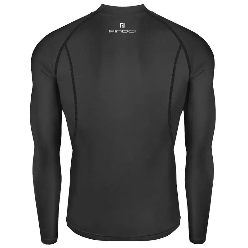 Men's Sports Running Compression Shirt Skin-Tight Long Sleeves Quick Dry Fitnes