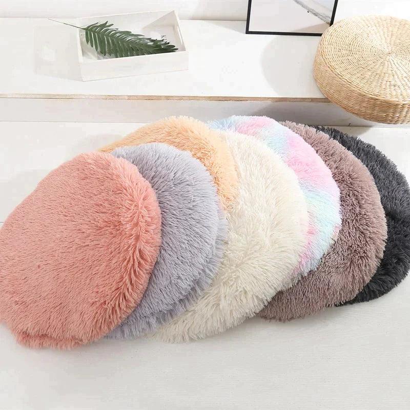 Plush pet cushion