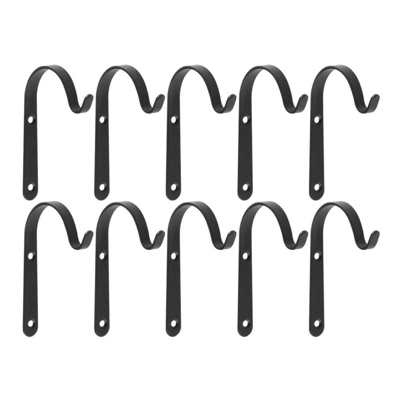 Metal J-Shaped Hanging Support Set