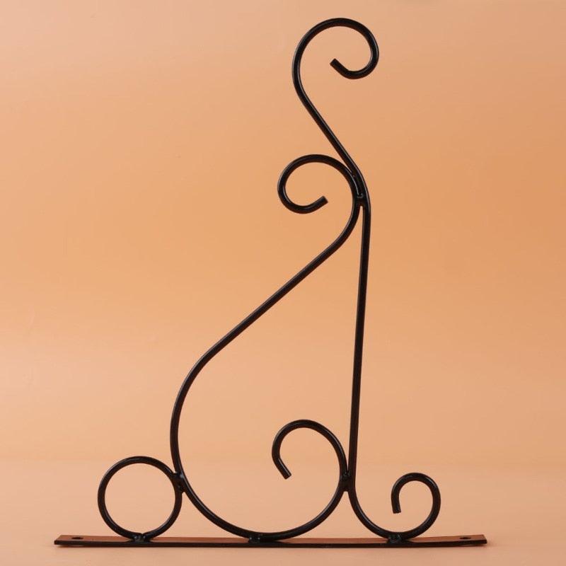 Metal J-Shaped Hanging Support Set