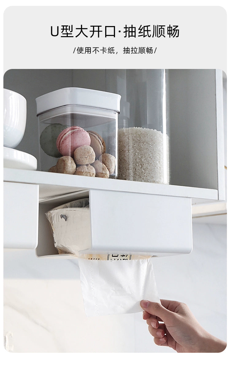 Hanging Tissue Holder Punch-Free Creative Toilet Kitchen