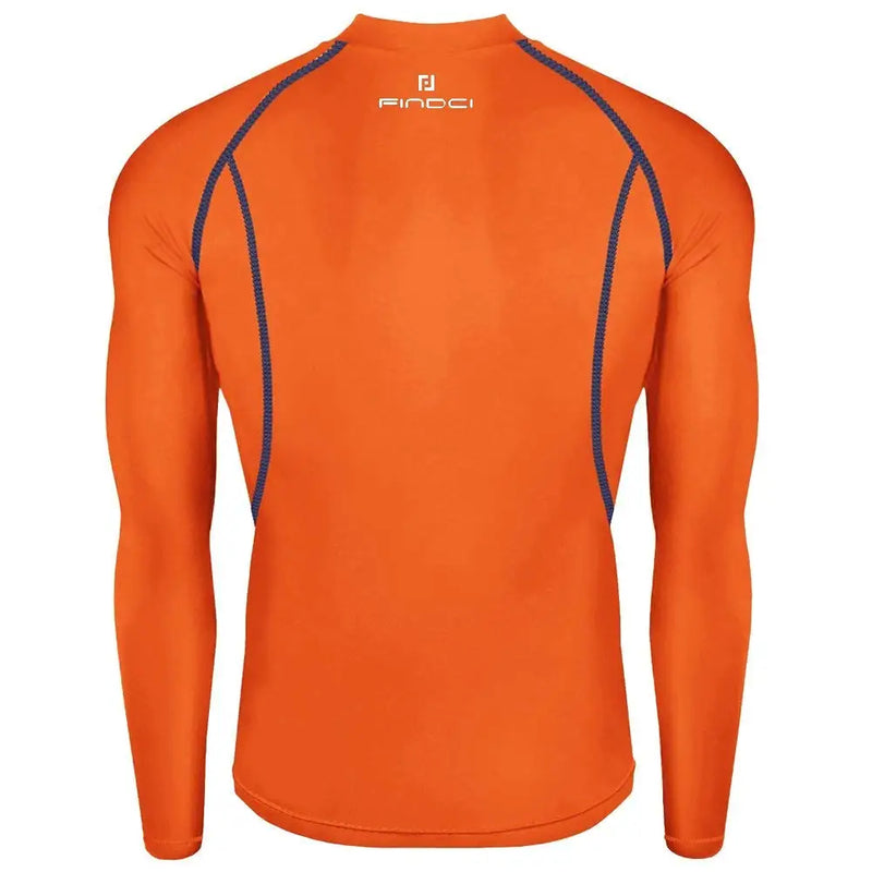 Men's Sports Running Compression Shirt Skin-Tight Long Sleeves Quick Dry Fitnes