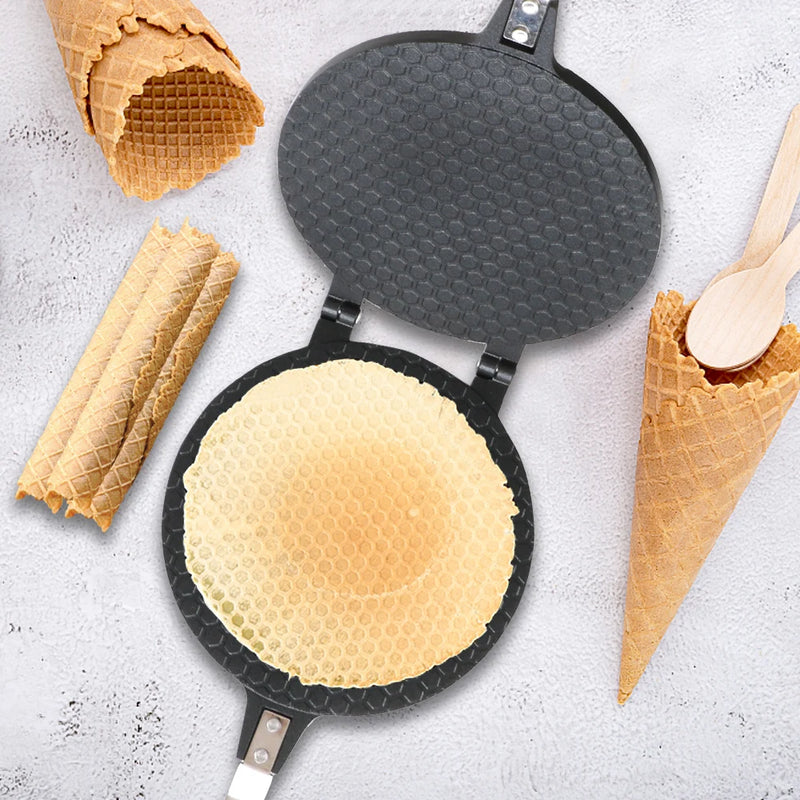 Non-Stick Omelet Mold Egg Roll Baking Pan Waffles for The Baking Pan Cake Ice Cream Cone Maker Bakeware