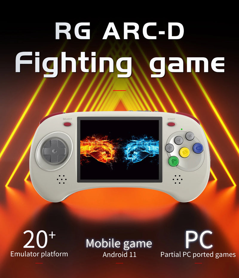 ANBERNIC RG ARC-D Handheld Game Console 4'' IPS Touch Screen Android Linux Dual System RGARC-D Retro Portable Video Game Console