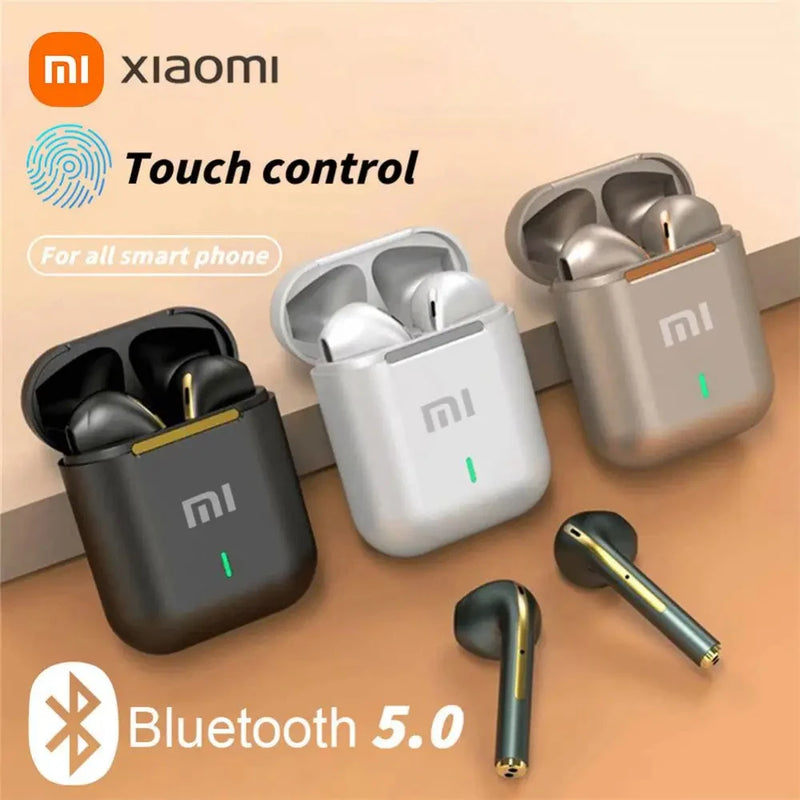 XIAOMI J18 Headset Wireless Earphones Bluetooth Headphones True Stereo Sport Game TWS Earbuds In Ear With Mic Touch NEW For IOS