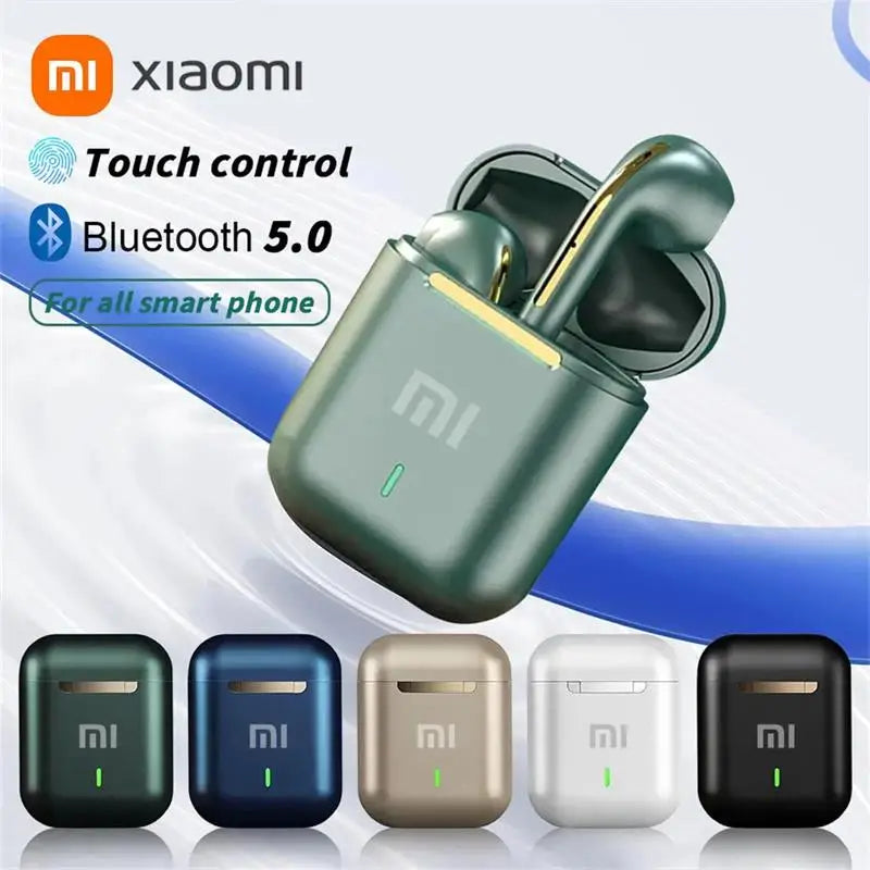 XIAOMI J18 Headset Wireless Earphones Bluetooth Headphones True Stereo Sport Game TWS Earbuds In Ear With Mic Touch NEW For IOS