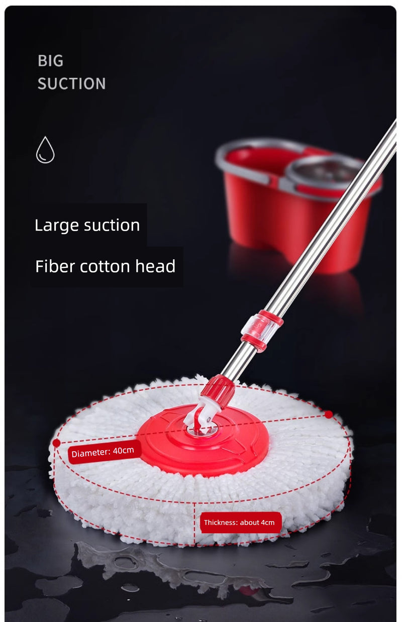 Maryya Automatic Dehydration Mop Spin-Dry Rotate Mop