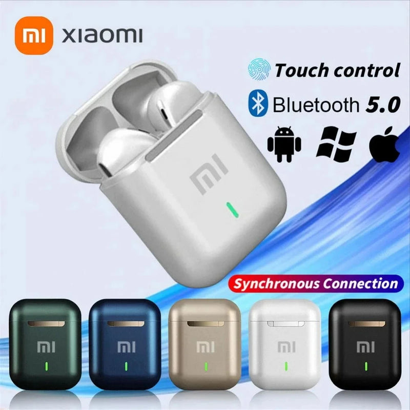 XIAOMI J18 Headset Wireless Earphones Bluetooth Headphones True Stereo Sport Game TWS Earbuds In Ear With Mic Touch NEW For IOS