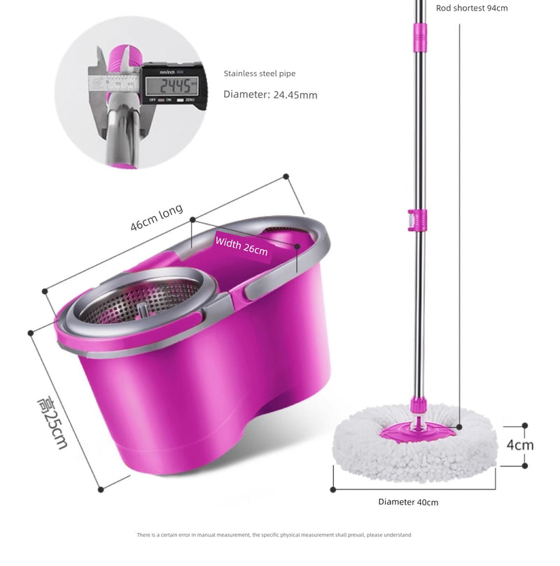 Maryya Automatic Dehydration Mop Spin-Dry Rotate Mop