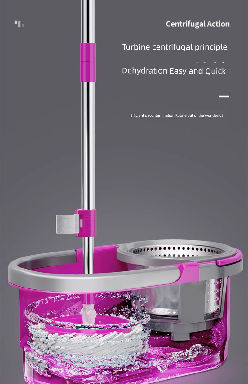 Maryya Automatic Dehydration Mop Spin-Dry Rotate Mop