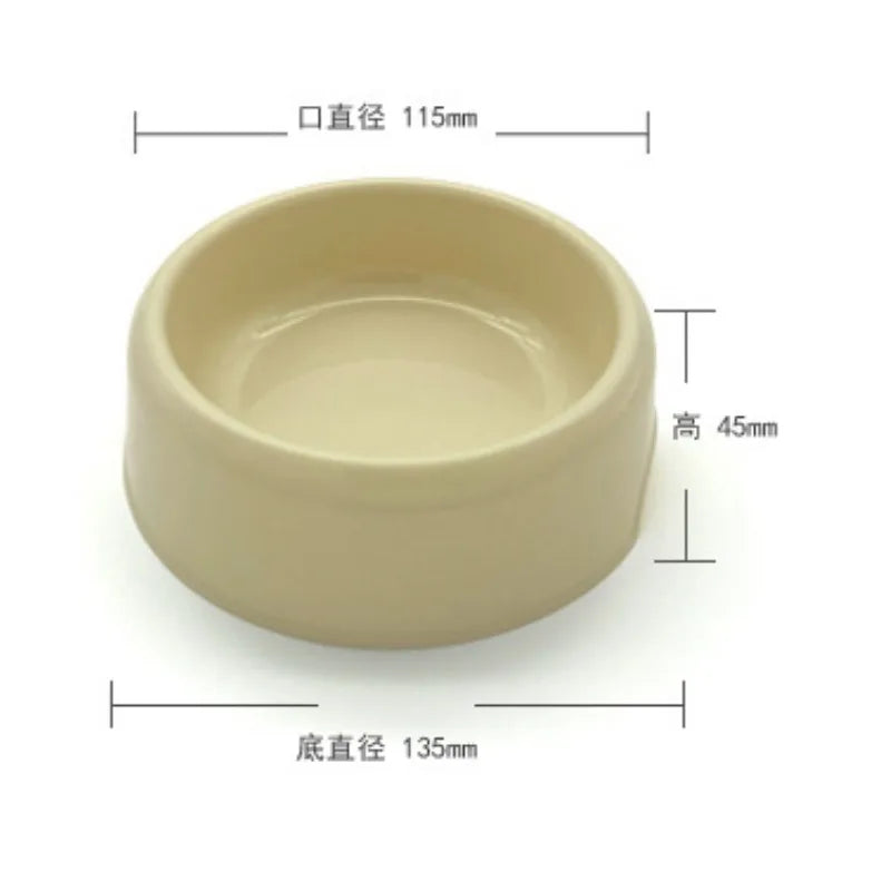 Pet Food Bowl Tilt High Bottom Cat Bowl Neck Protector Dog Feeding Water Feeder Feeding Watering Supplies Cats Products