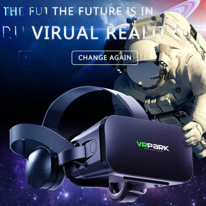 4K Virtual Reality 3D Glasses Box Stereo VR Google Cardboard Headset Helmet for IOS Android Phone Max 6.7",Rocker