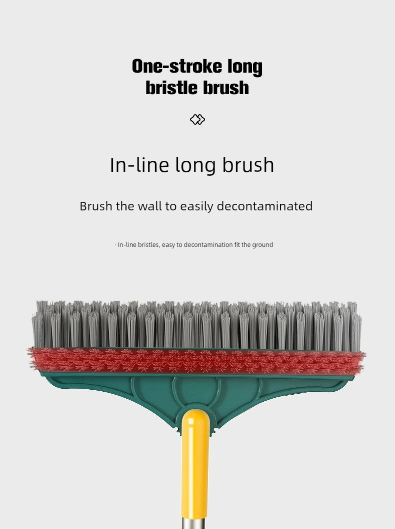 Bathroom Floor Brush Scrubbing Brush Bathroom Floor Brush Tile Long Handle Bristle Toilet Cleaning Brush Handy Gadget Wall Washing