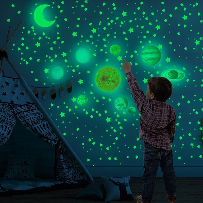 Wall sticker stars/moon