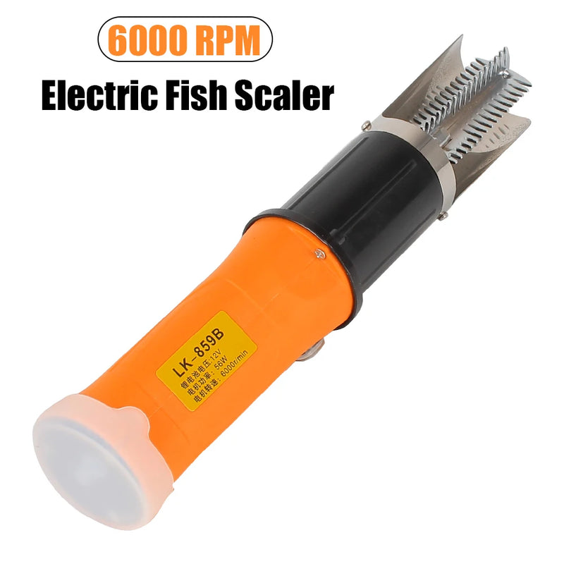 Seafood Tools 6000 RPM Fish Scale Planer Fishing Scalers Scraper EU Plug Electric Fish Scaler Cordless Fish Remover Cleaner