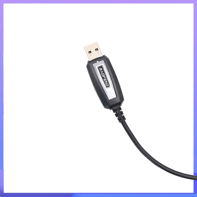 USB Programming Cable For Baofeng UV-18 Pro Max UV-5RH Pro Max UV-17 Quansheng UV K5 UV K6 UV 5R Plus Walkie Talkie Accessories