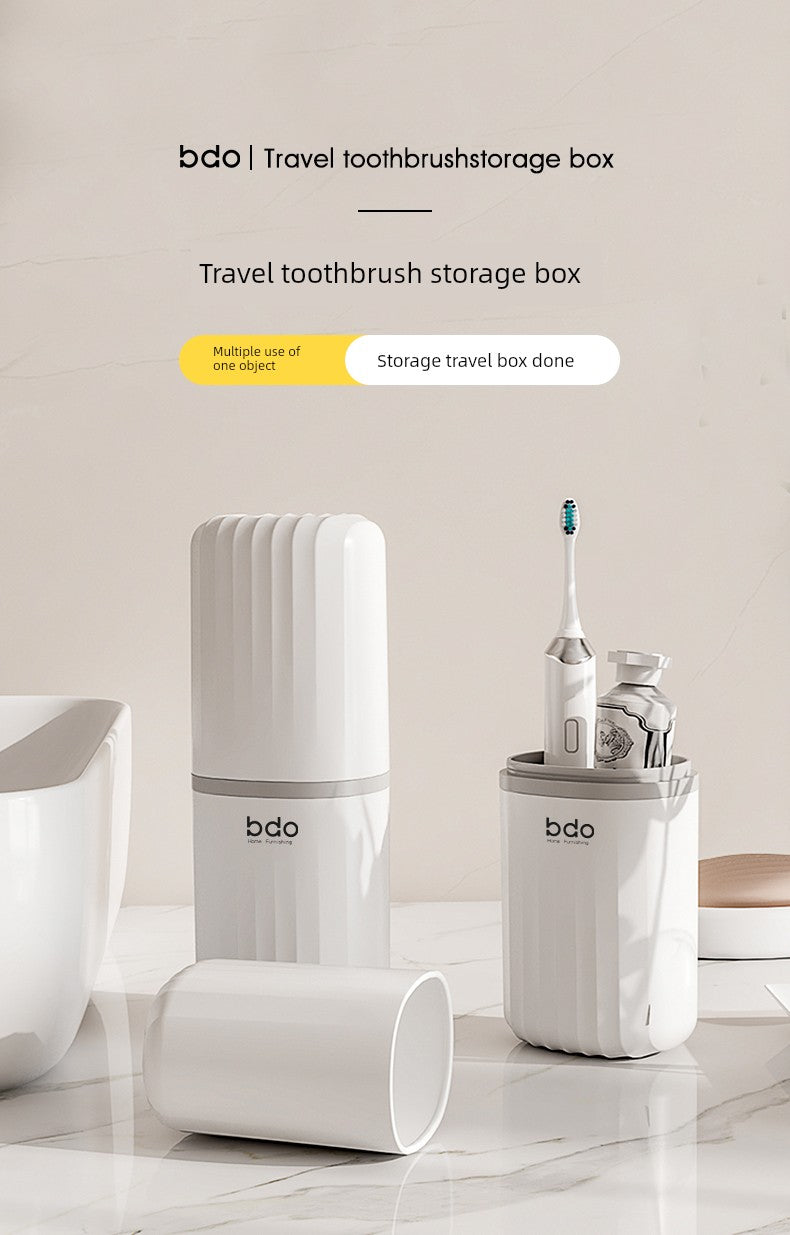 BDO Portable Storage Tooth-Cleaners Cylinder Travel Washing Set