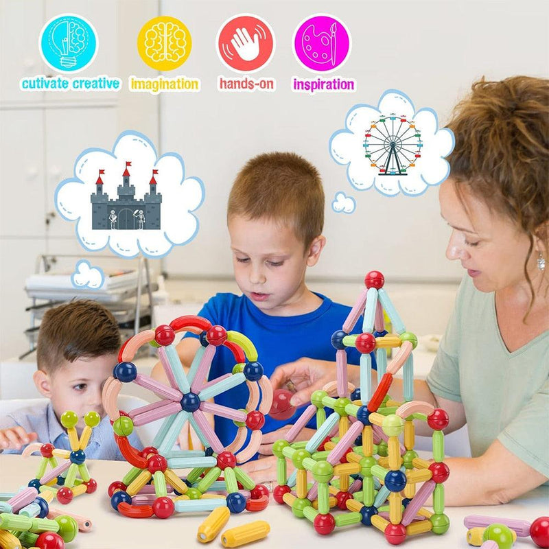 Magnetic Building Blocks - Kids